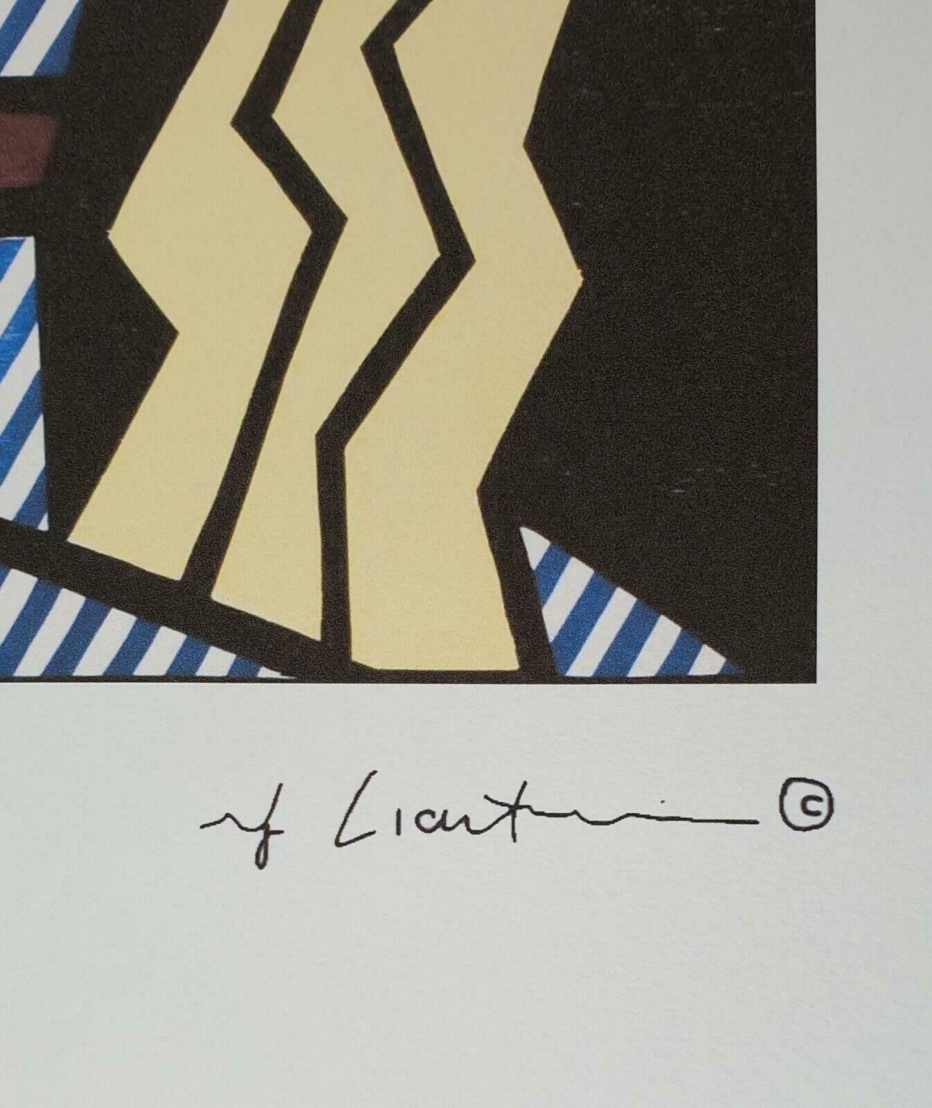 1980s Original Roy Lichtenstein "The Couple" Limited Edition Lithograph photo vinterior