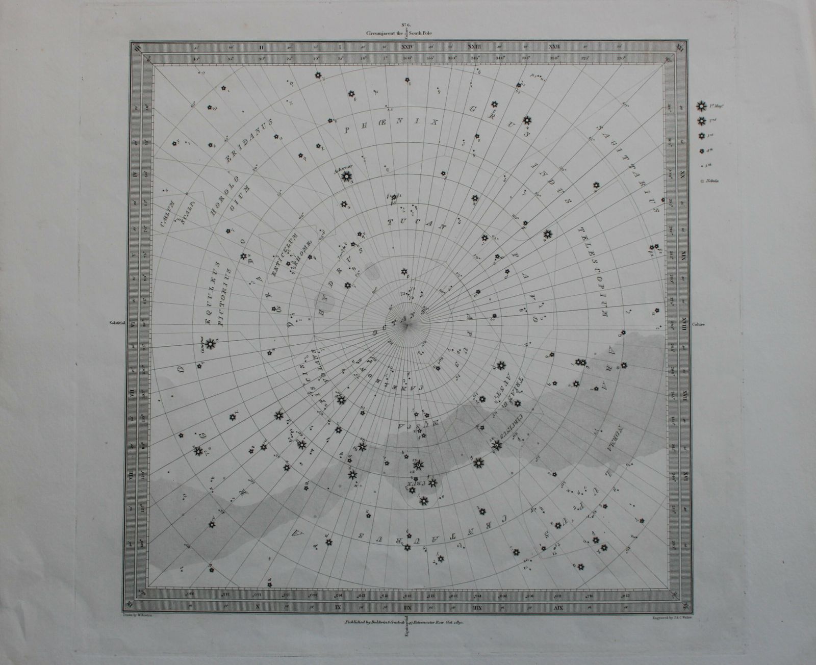 'Six Maps Of The Stars'  Sduk C1830 photo buy
