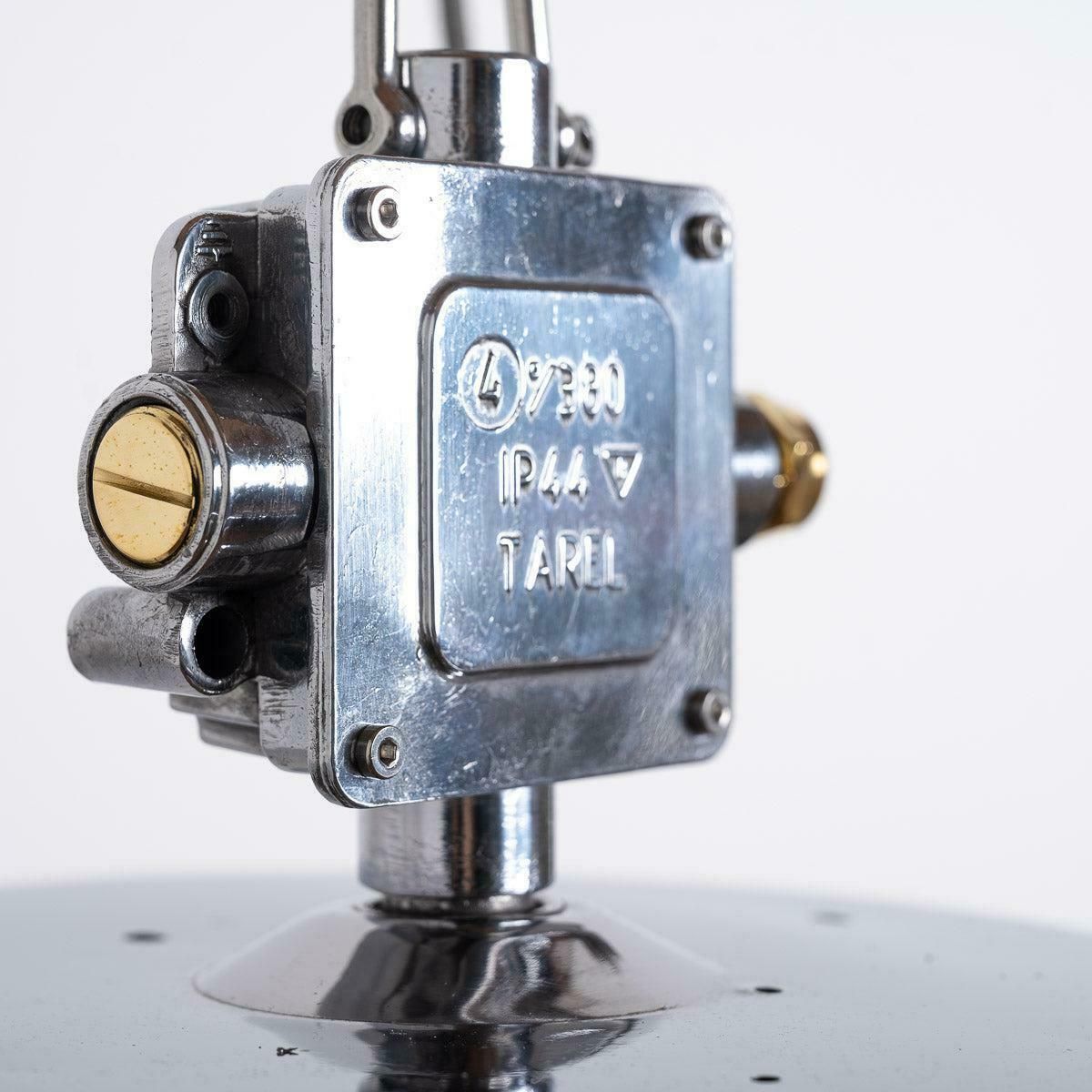 Lighting Xl Polish Factory Lights With Prismatic Glass   Graphite Grey / Polished Steel photo