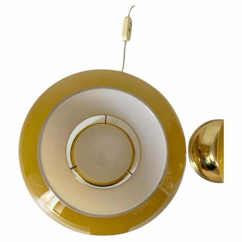 Art Deco Brass And Opaline Table Lamps, Set Of Two, Italhy 1930s photo furniture