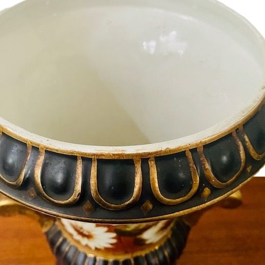 Olaria De Alcobaca Oal Vase Ceramic Portugal Hand Painted 1970's photo Home Decor