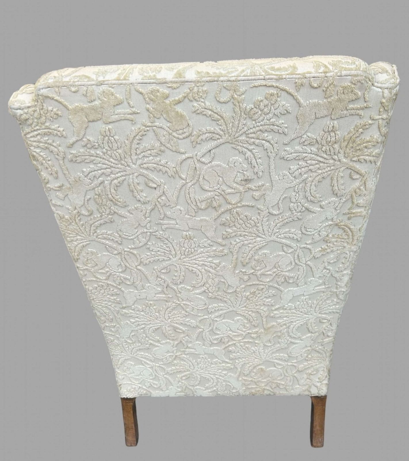 A C1900 Wing Armchair, 1900s, Antique photo Furniture