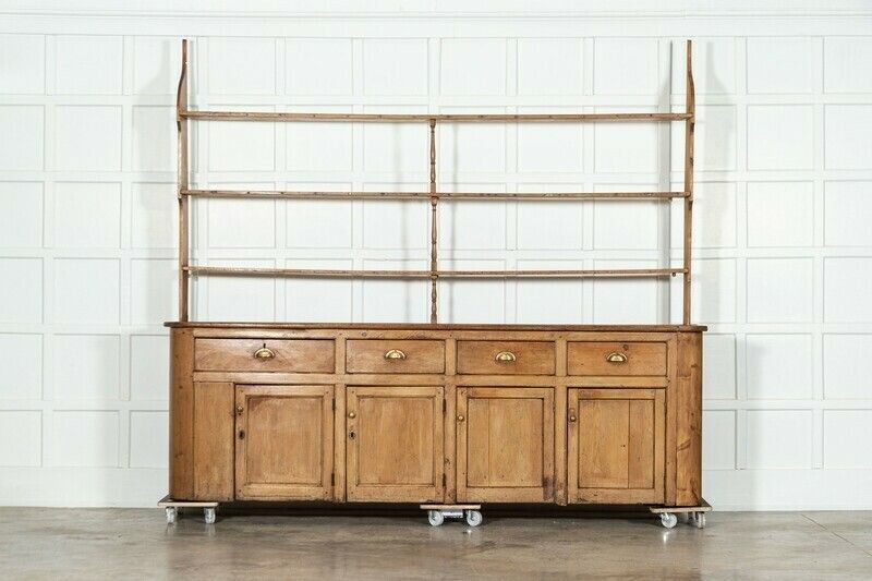 Monumental Estate Made English Georgian Pine Dresser