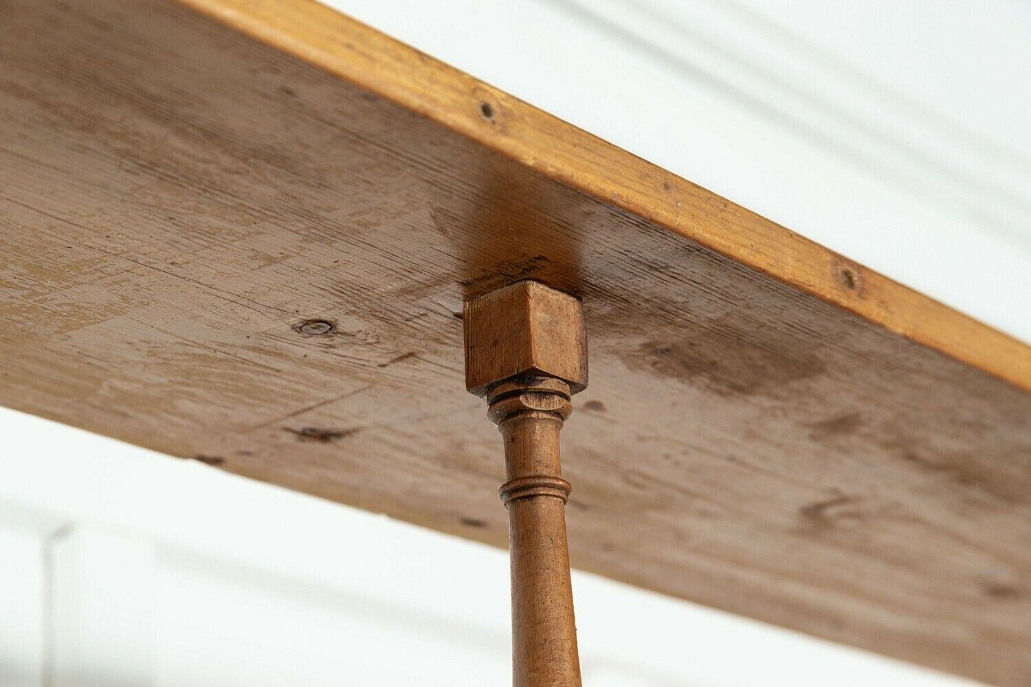 Furniture Monumental Estate Made English Georgian Pine Dresser photo