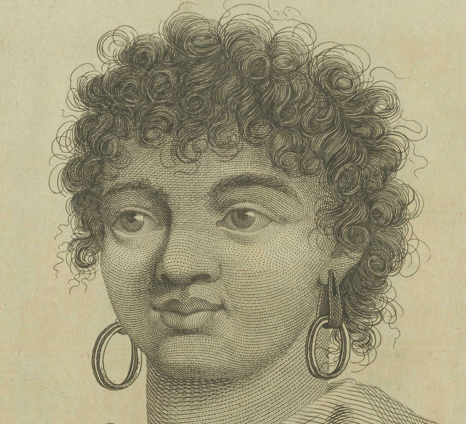 Diversity Of Tanna: Portraits Of A Man And Woman From Vanuatu’s Isle, Ca.1785 photo for sale