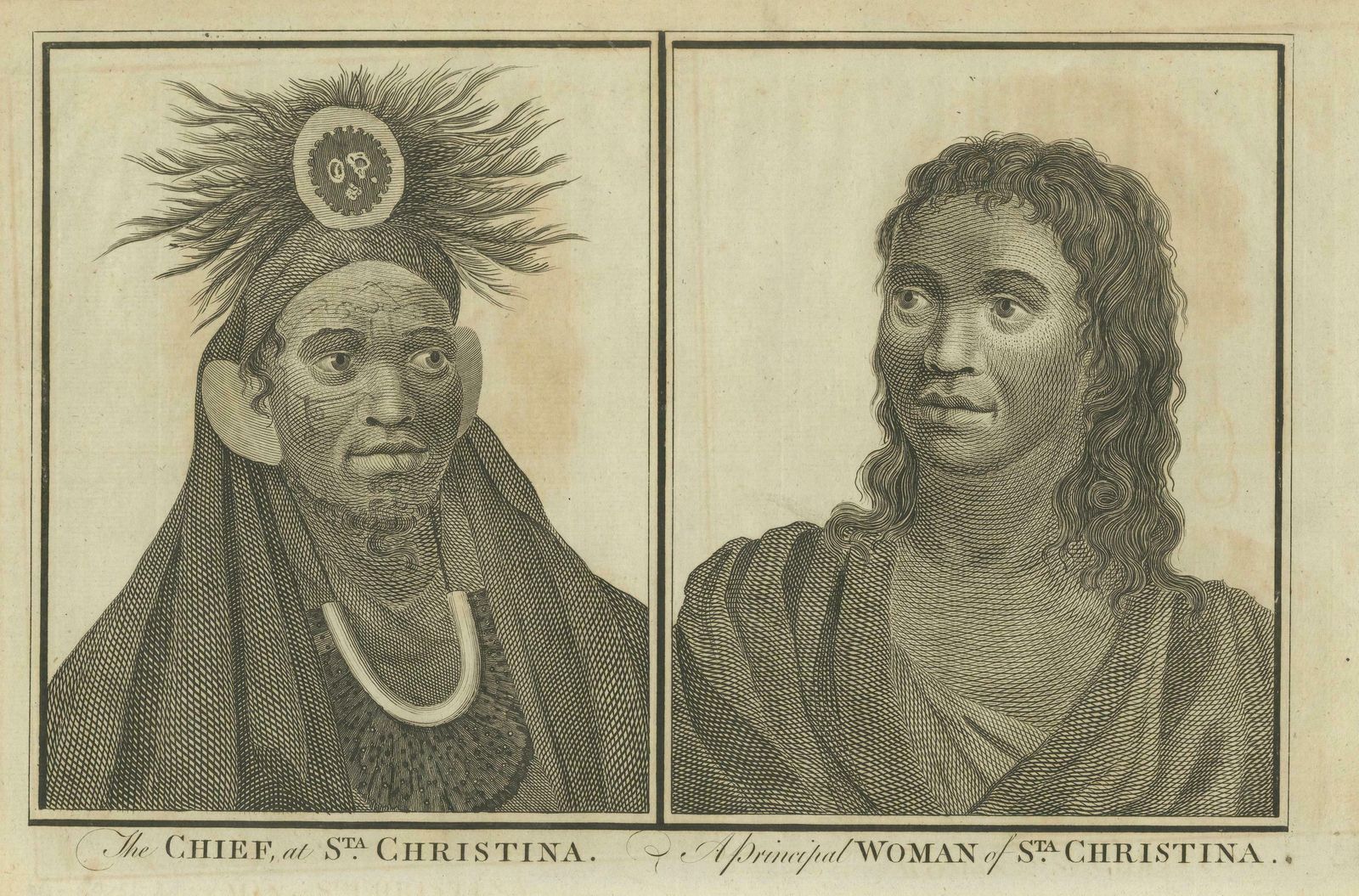 Island Leadership: The Chief And A Principal Woman Of Santa Cristina, Circa 1785 photo vinterior