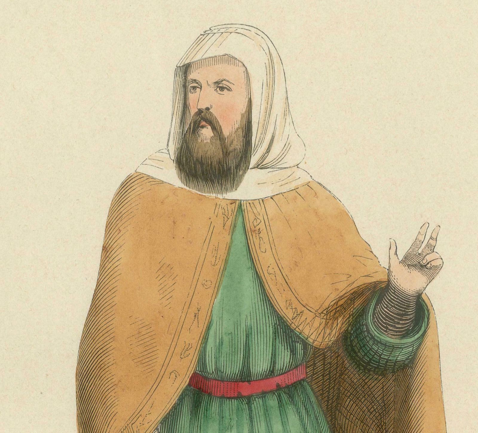Emissary Of Tradition: Portrait Of A Jewish Scholar From The Past, 1847 photo for sale