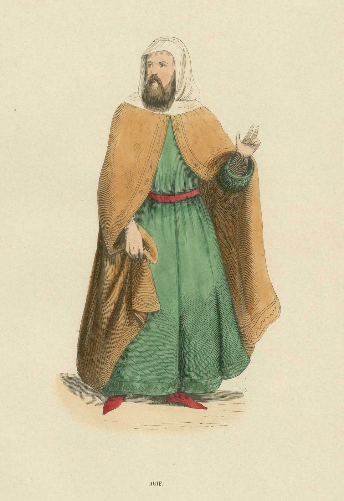 Emissary Of Tradition: Portrait Of A Jewish Scholar From The Past, 1847 photo Art