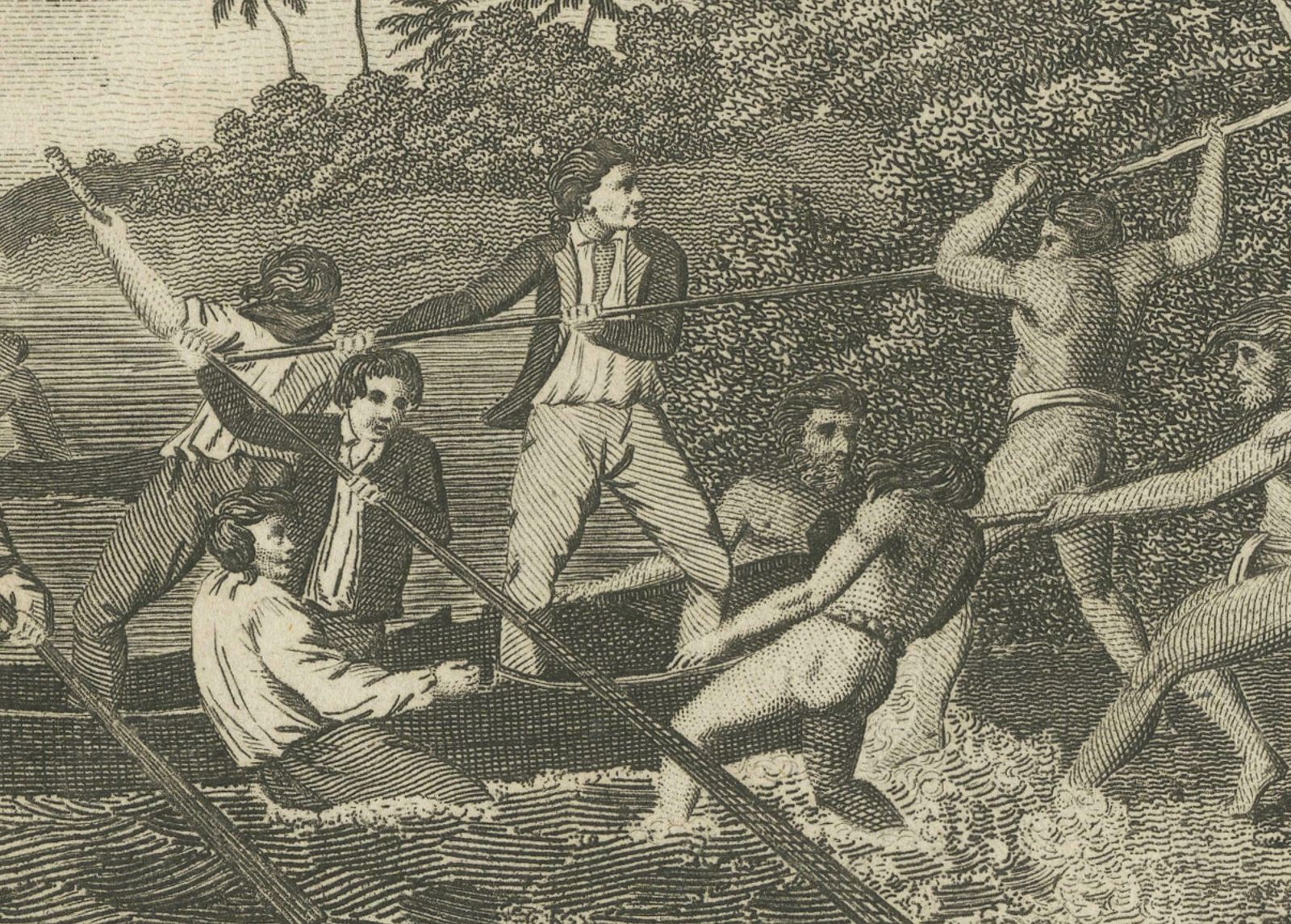 Narrow Escape: Captain Cook's Perilous Departure From Erromango, Circa 1790 £313.75 photo 393.0