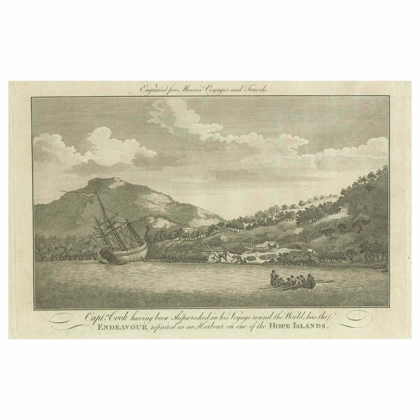 Repairing The Endeavour: Captain Cook's Maritime Ordeal At Hope Islands, Ca.1770