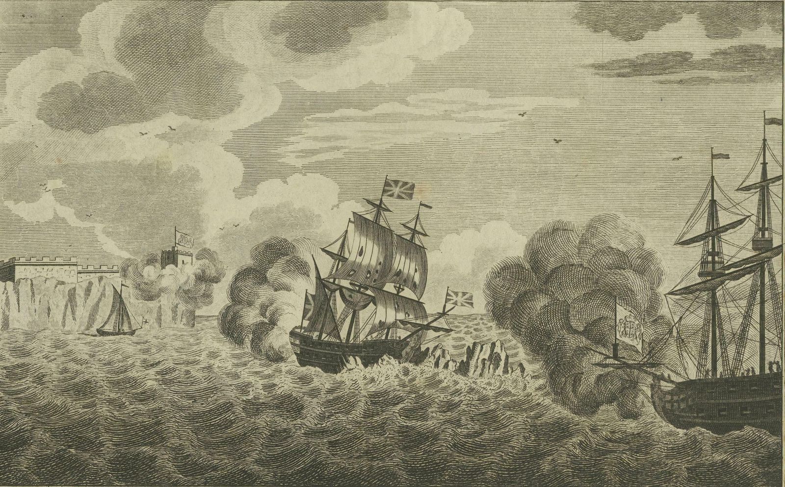 Naval Engagement At Unalata, Guam: The Peril Of Hms Success, Circa 1790 photo vinterior