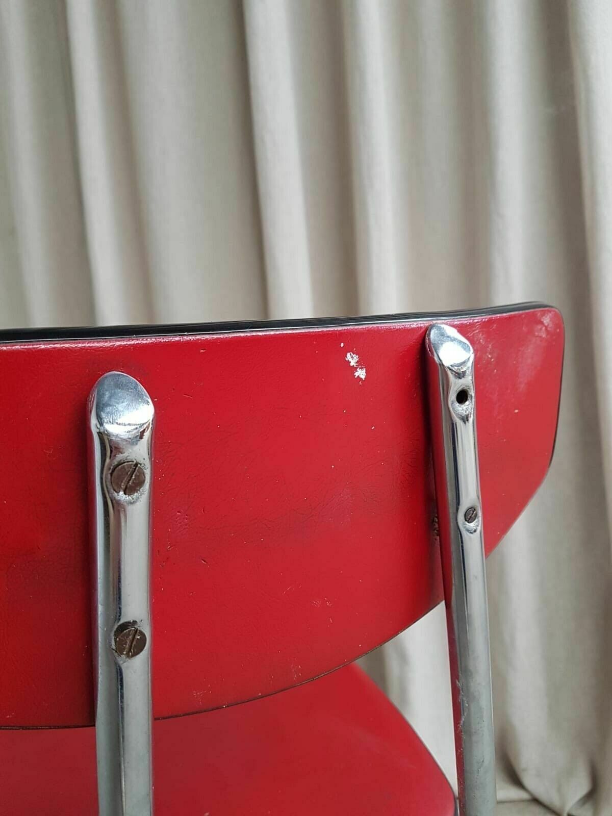 Vtg Mid Century Danish Dining Desk Side Chair Danish Italian Retro photo vintage