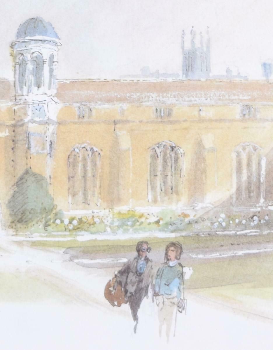 Gonville And Caius College, Cambridge Lithograph By Hugh Casson photo for sale