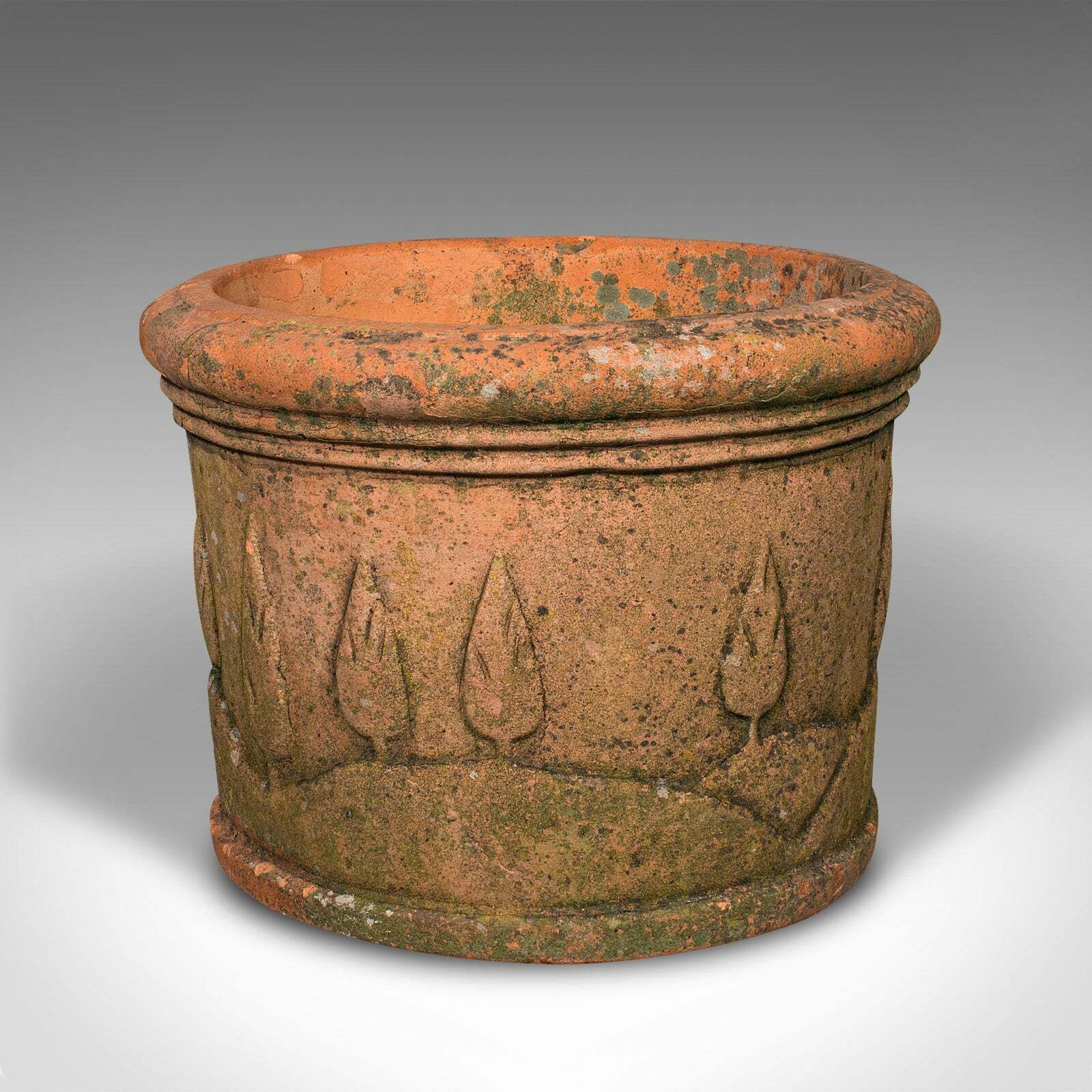 Pair Of Antique Decorative Planters, Italian, Terracotta, Jardiniere, Victorian photo Home Decor