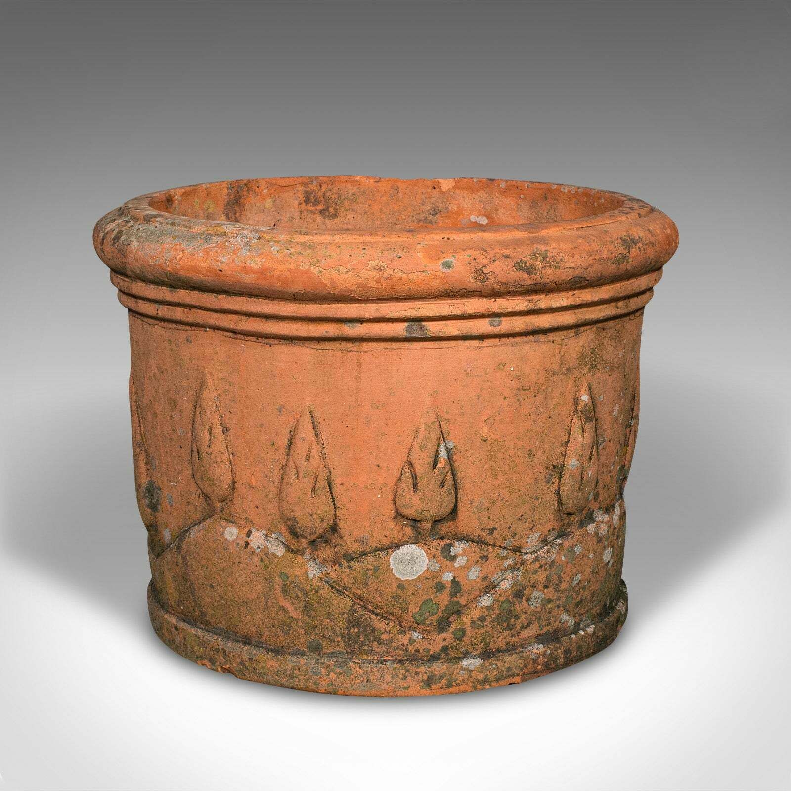 Pair Of Antique Decorative Planters, Italian, Terracotta, Jardiniere, Victorian photo 595.0