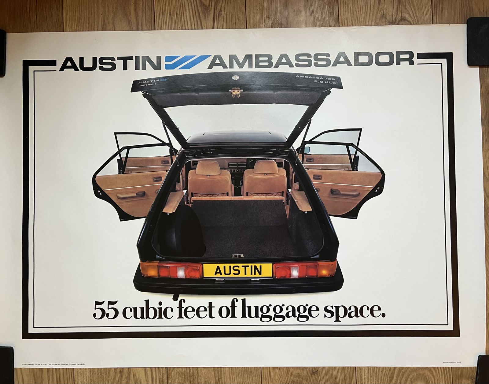 Mid Century Motor Car Posters Nuffield Press Morris Motors photo vinterior
