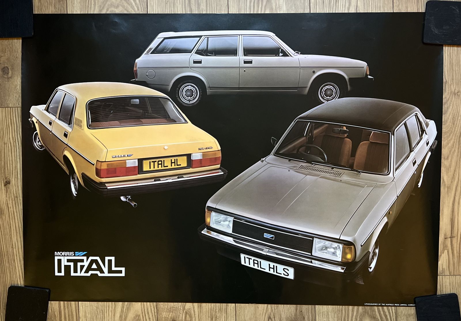 225.0 Mid Century Motor Car Posters Nuffield Press Morris Motors photo