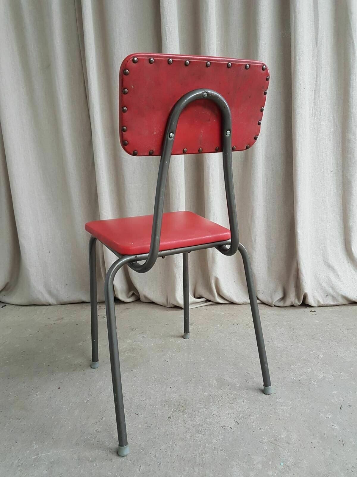 Vtg Mid Century Danish Dining Desk Side Chair Danish Italian Retro photo for sale