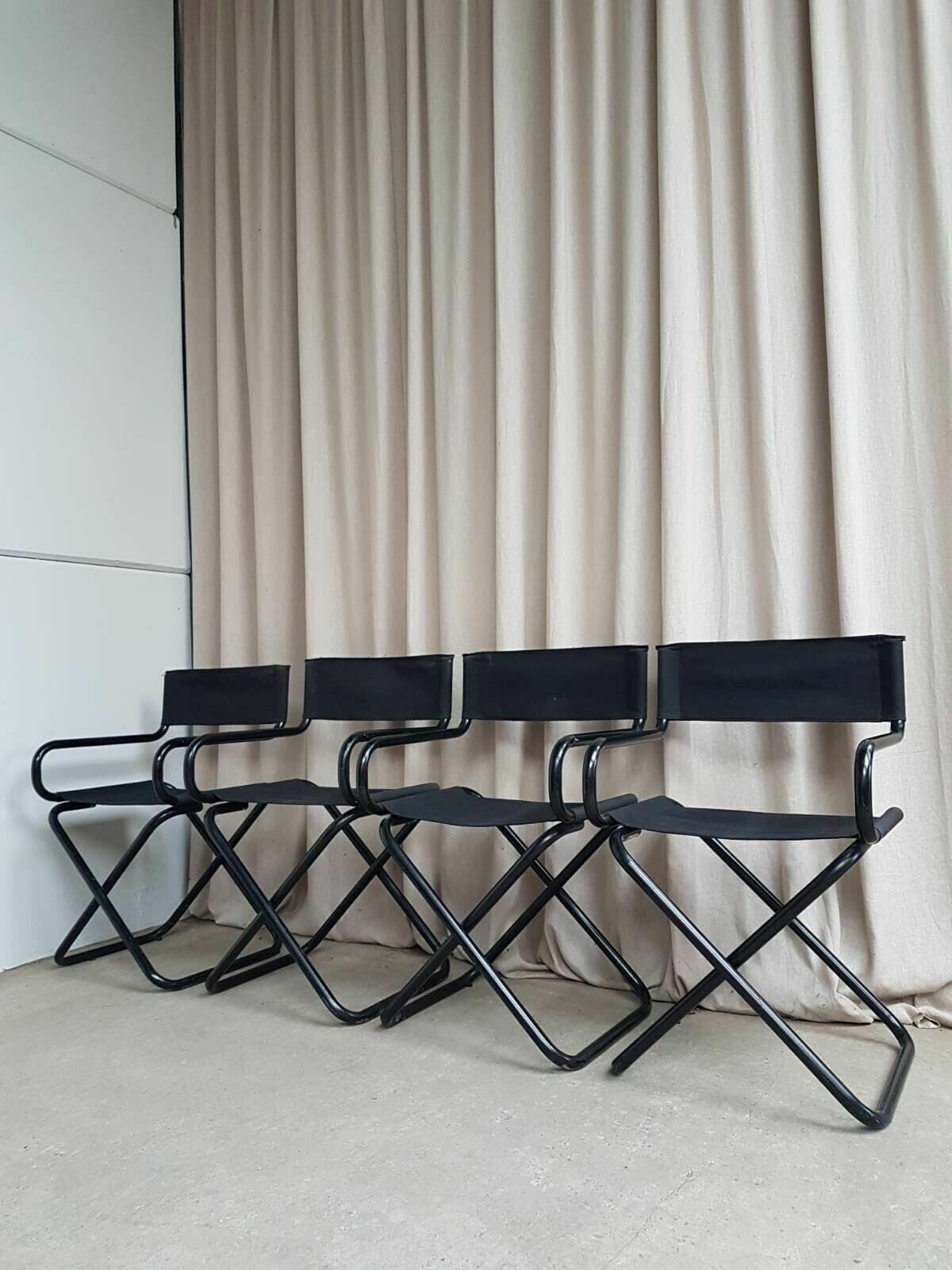 Vtg Mid Century Set Of 4 Danish Directors Armchairs Chairs By Hanne Hansen photo furniture