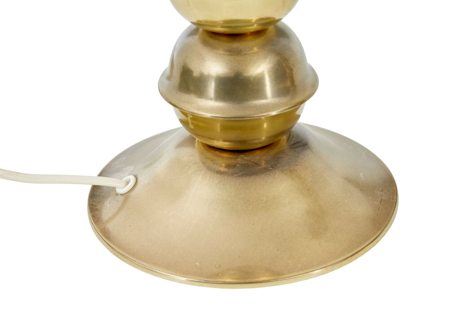 Pair Of 1970’s Brass Table Lamps By Elamatur Kosta photo for sale
