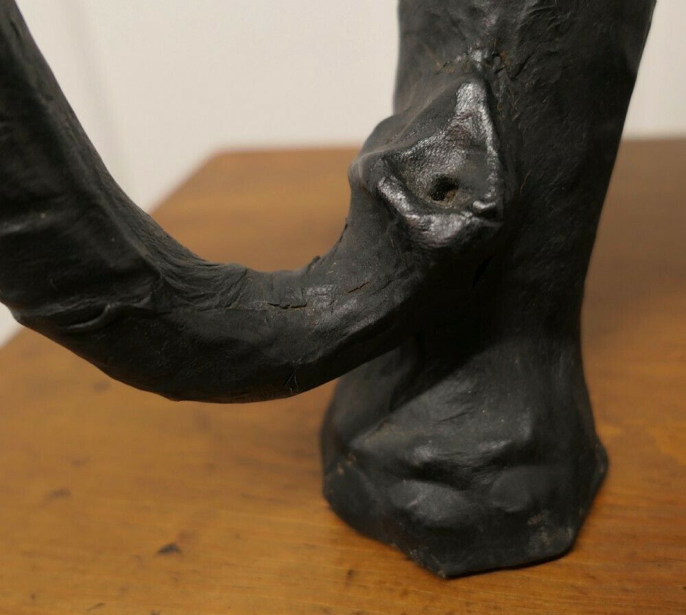 Arts And Crafts Leather Model Of A Bull Elephant photo Art