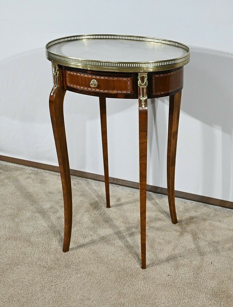 Mahogany Living Room Table, Louis XVI Style – Early 20th Century photo for sale