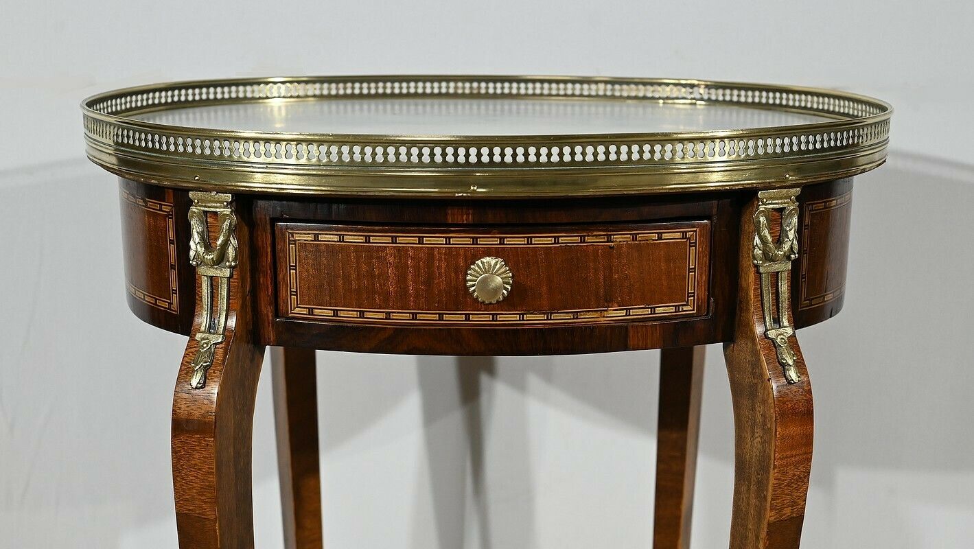 Mahogany Living Room Table, Louis XVI Style – Early 20th Century photo vinterior