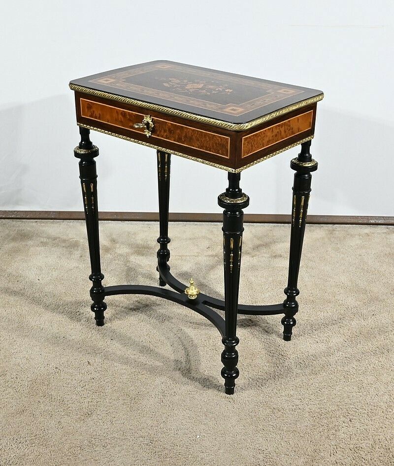 Small Louis XVI Style Living Room Table, Napoleon III Period – Mid 19th Century photo Furniture