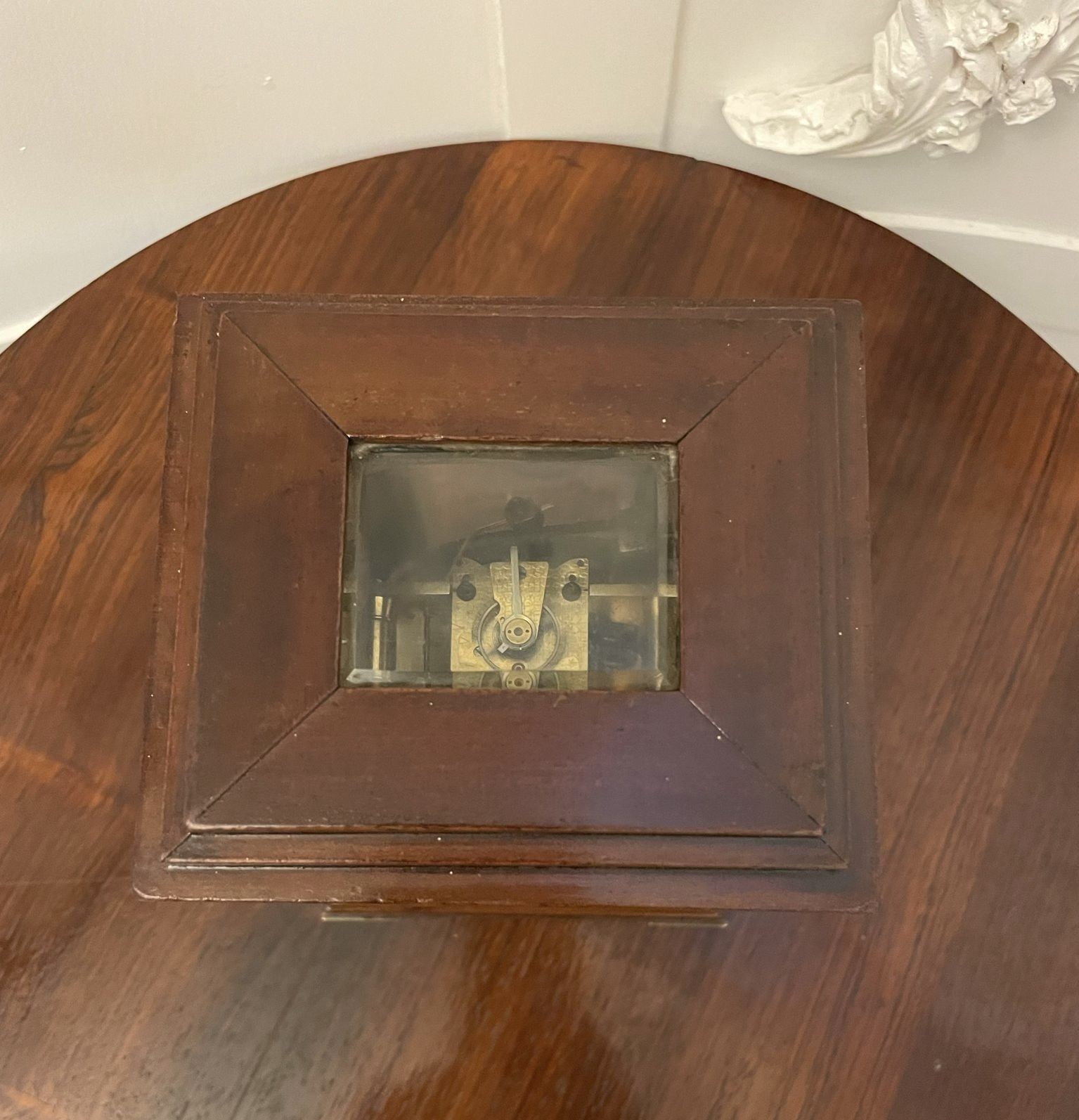Unusual Antique 19th Century Quality Mahogany Brass Inlaid Clock By Dent Of London photo furniture