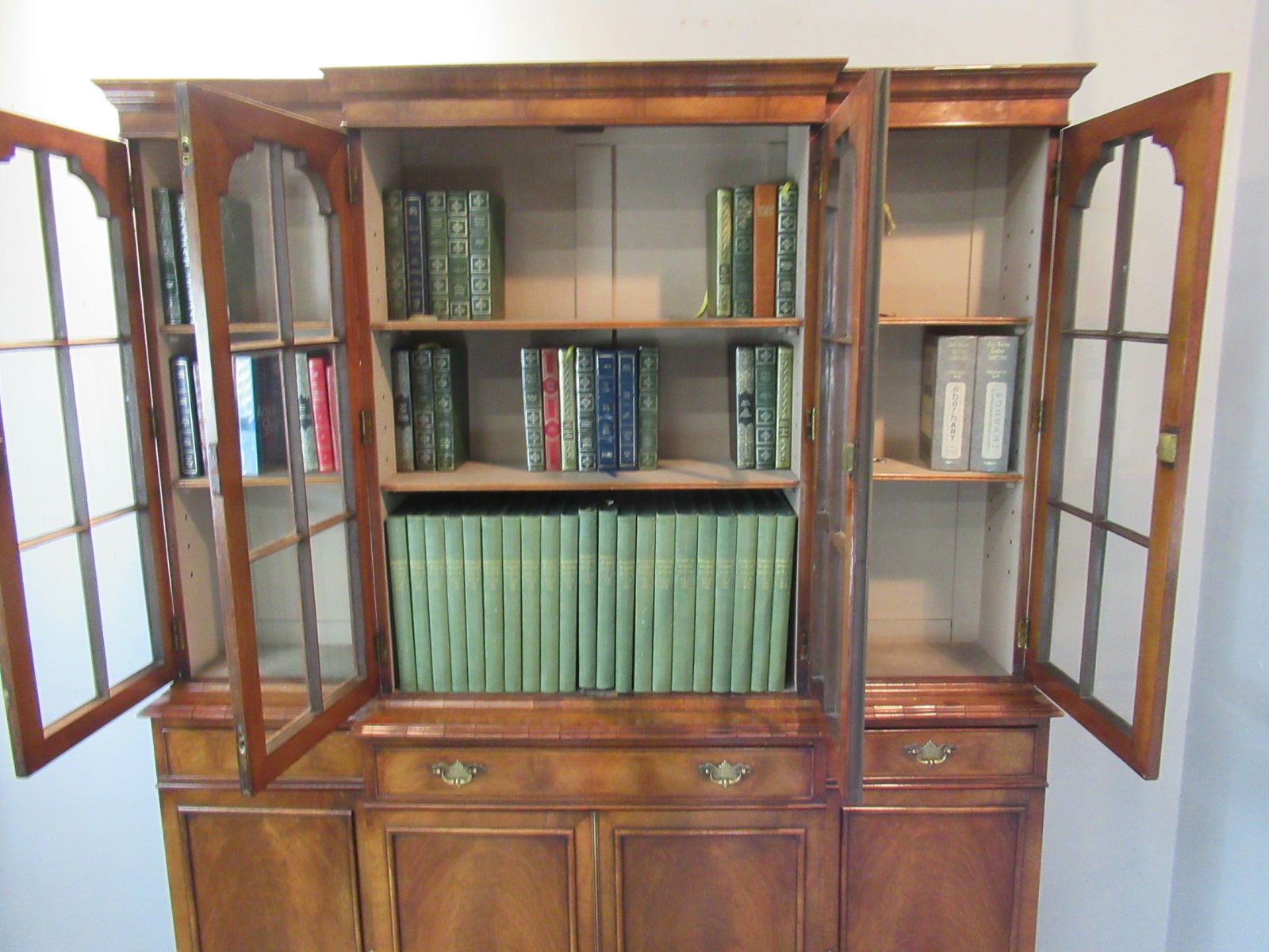 Georgian Style Walnut  Bookcase photo 950.0