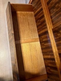 Mid Century (1950's) Tiger Wood Cabinet photo vinterior