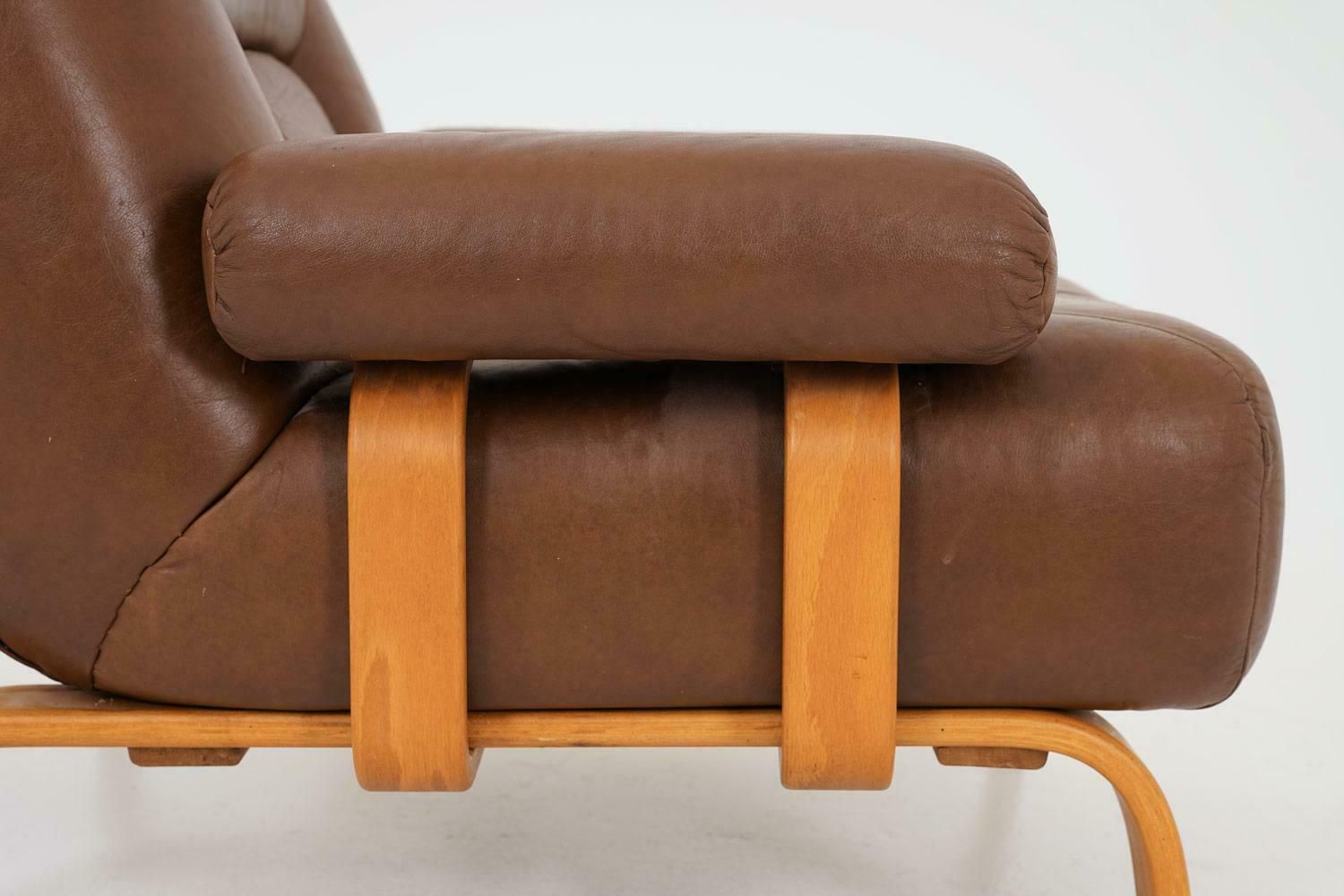 Midcentury Swedish Lounge Chairs "Bristol" By Gunnar Kentemo For Göte Möbler photo vinterior