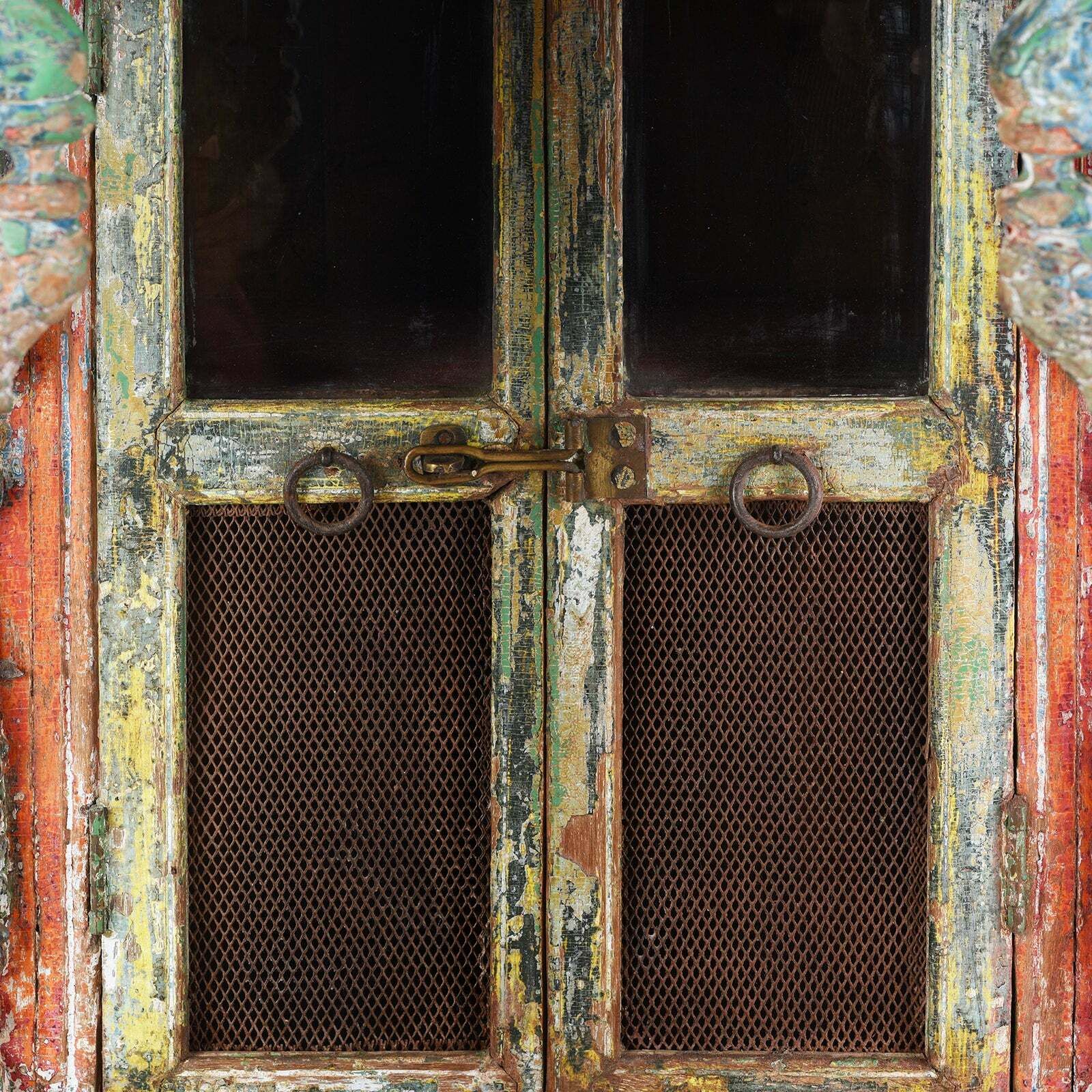 Antique Painted Indian House Shrine From Gujarat, 18th Century photo buy