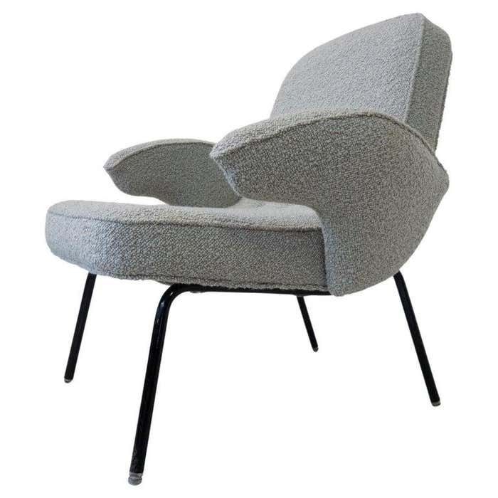 Mid Century Pair Of Armchairs 1950s  New Upholstery photo 2685.0
