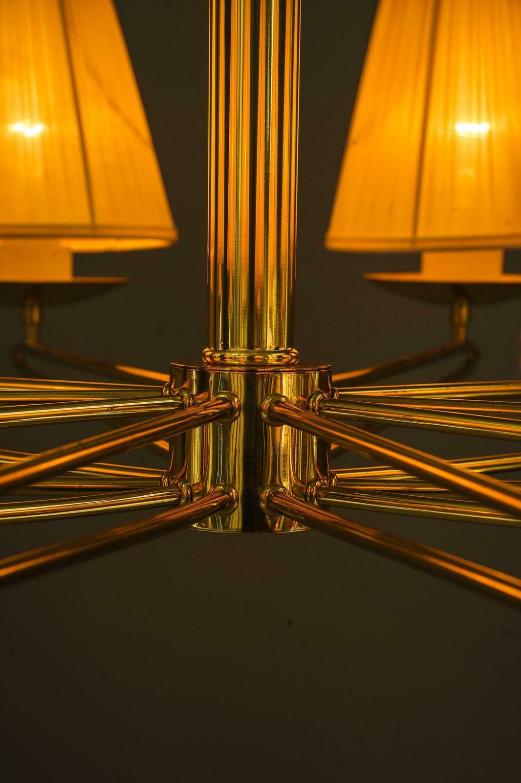 2775.0 Big Rupert Nikoll Chandelier 10 Arms Vienna Around 1960s photo