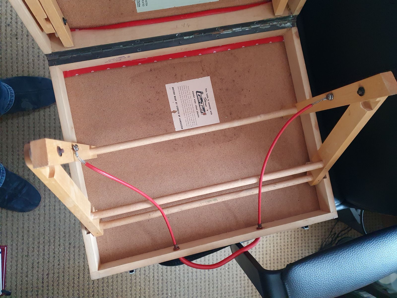 photo furniture Small, Rare And Unusual Folding Table, For Picnics Or Similar. Poss Mid 60's