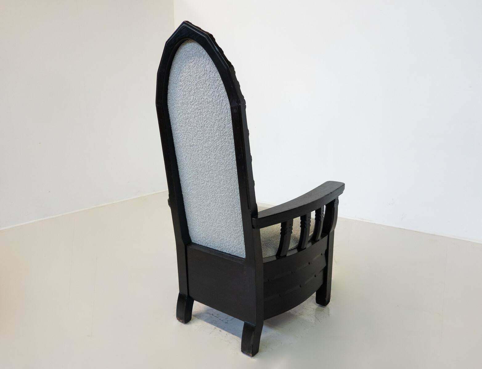photo for sale Hungarian Armchair By Toroczkai Wigand, 1920s   New Upholstery