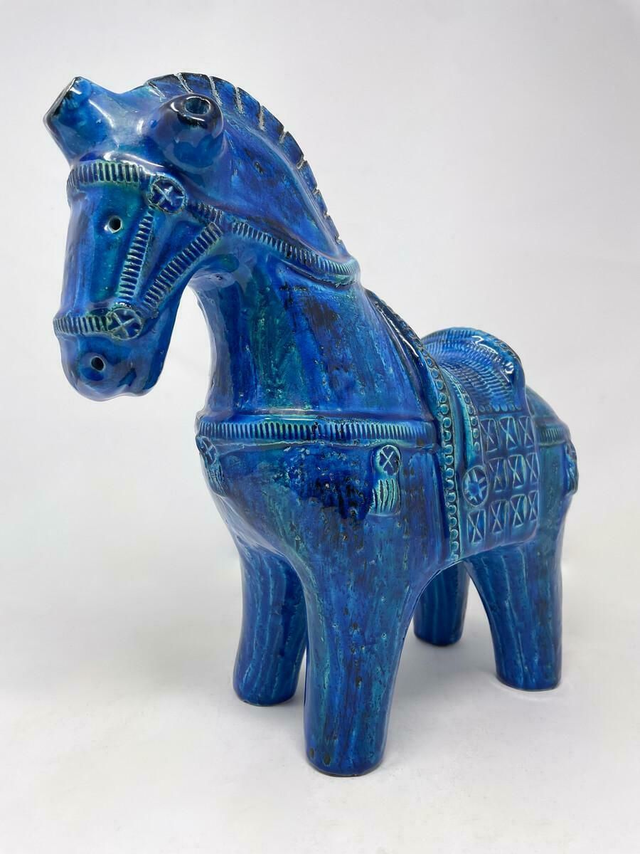 Mid Century Modern Horse Ceramic Sculpture By Aldo Londi, Italy, 1960 photo buy