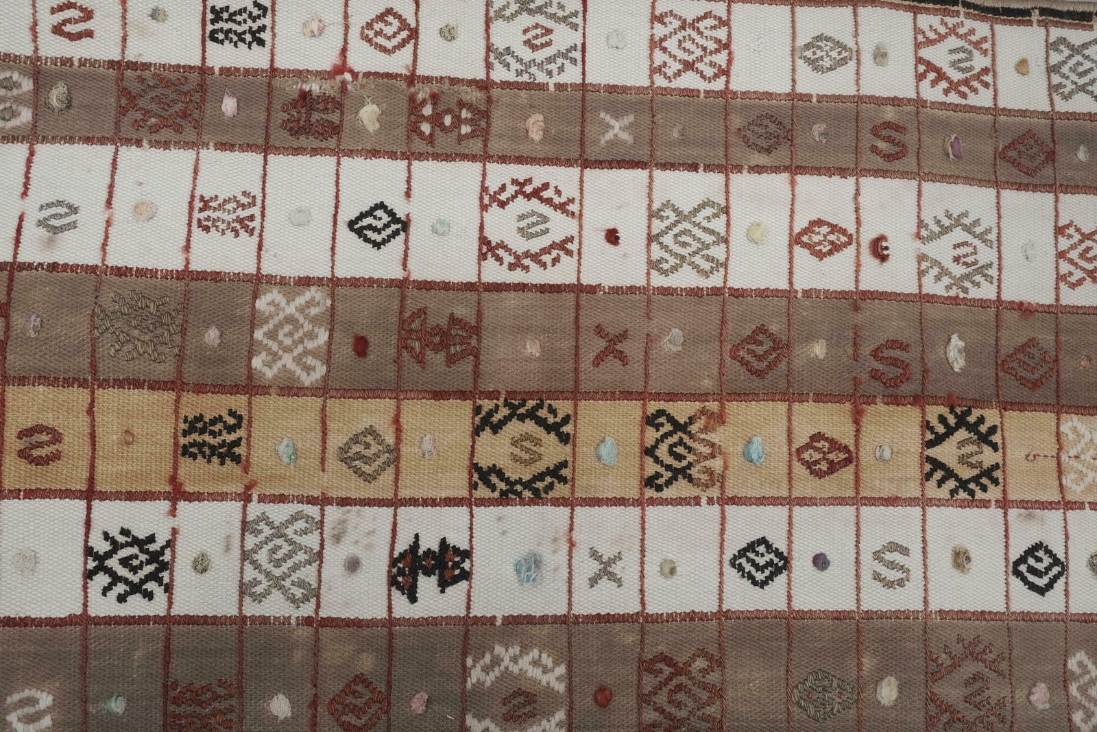 photo for sale Turkish Jajim Striped Kilim Runner 60 X 343 Cm