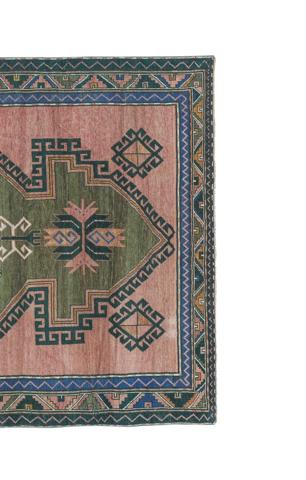1970s Vintage Caucasian Pattern Rug 180 X 305 Cm photo for sale