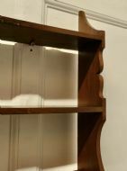 Arts And Crafts Open Front Wall Hanging Yew Bookshelf photo furniture