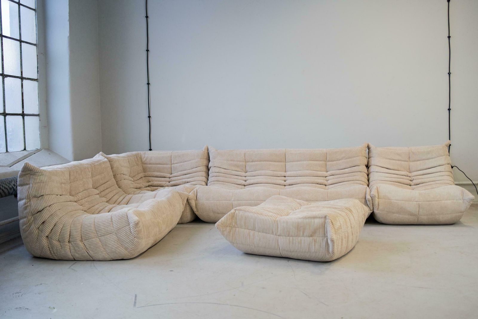 Togo Sofa By Michel Ducaroy For Ligne Roset, Set Of 5 photo vinterior