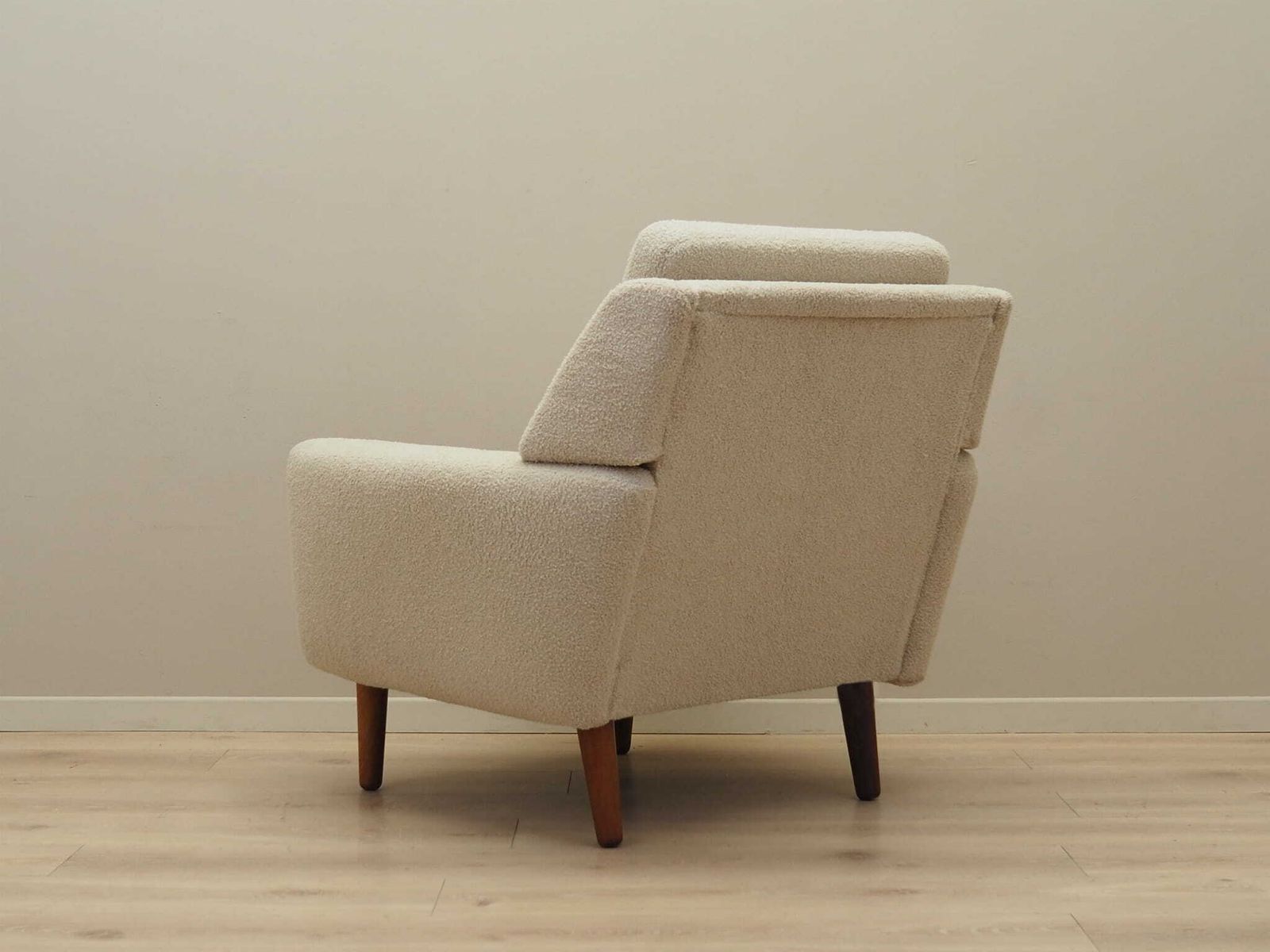 Cream Armchair  Danish Design 1970s Production Denmark photo vintage