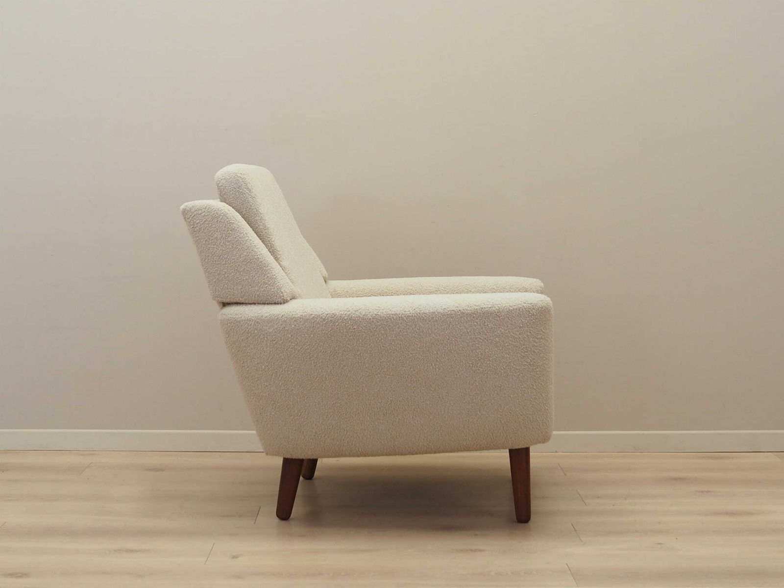 Furniture Cream Armchair, Danish Design, 1970s, Production: Denmark photo