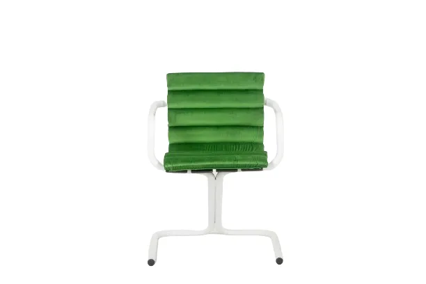 Series Of 6 Armchairs In White Lacquered Metal And Velvet. 1970s. photo 4900.0