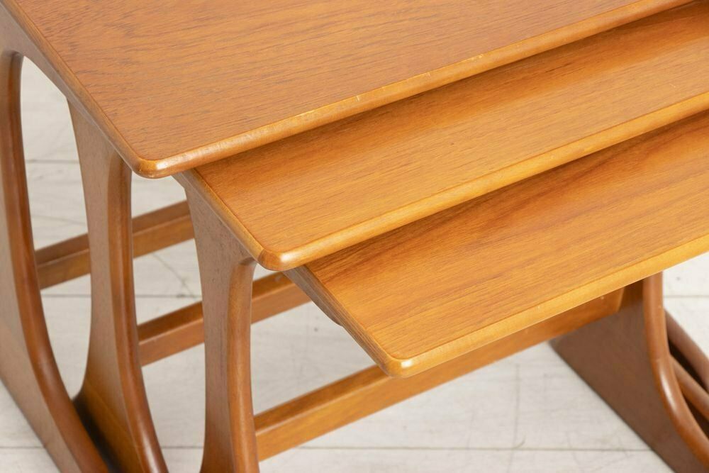 Midcentury Nest Of Tables In Teak C.1960 photo 395.0