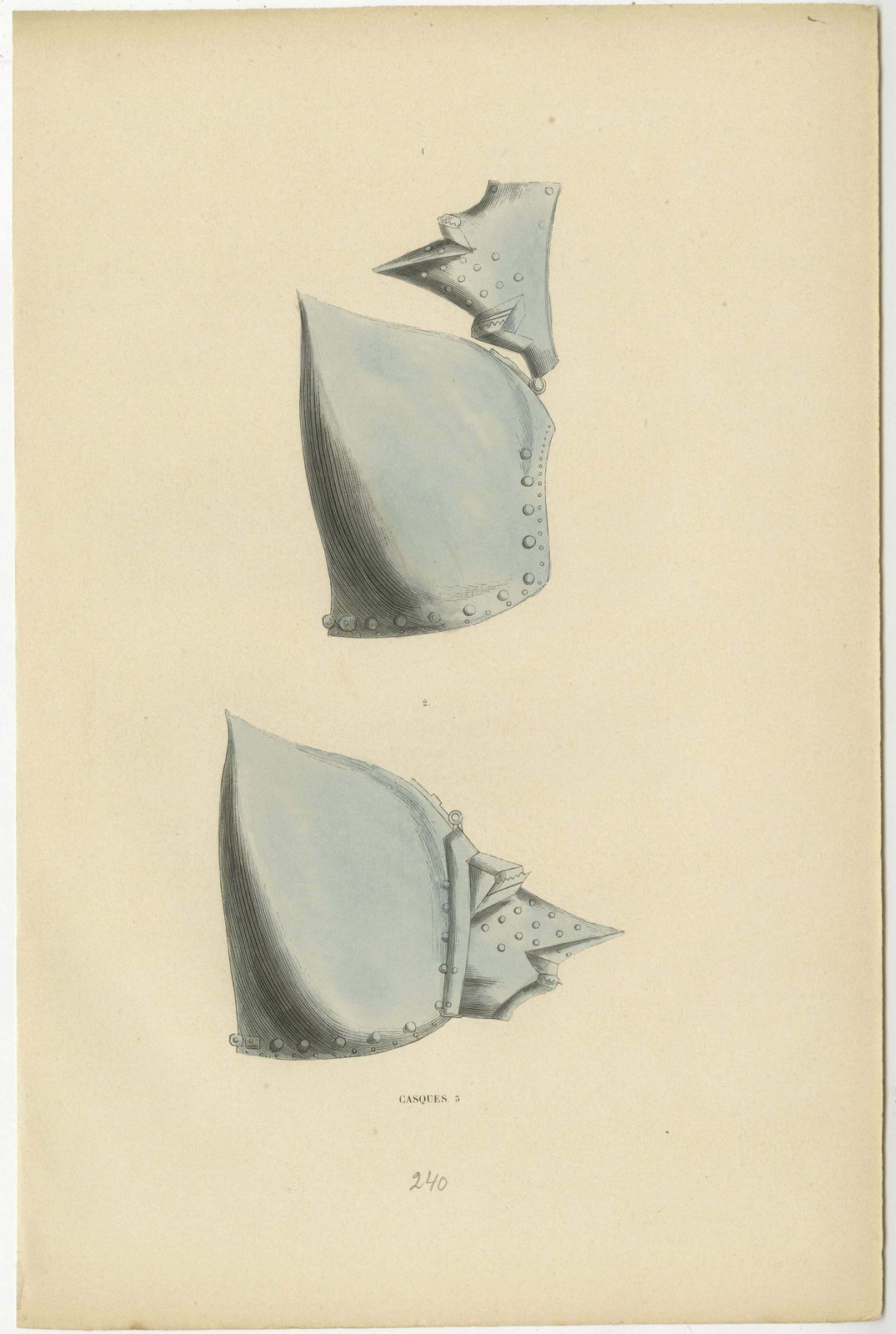 Armaments Of Yore: A Study Of Medieval Helmets And Armor, 1845 photo Art