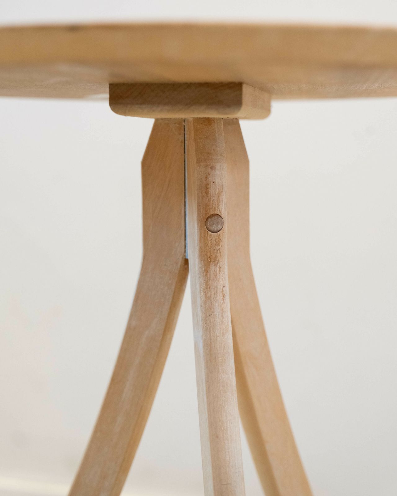 Beech Tripod Wine (Or Side) Tables By  F B J Mobler Denmark. photo 300.0