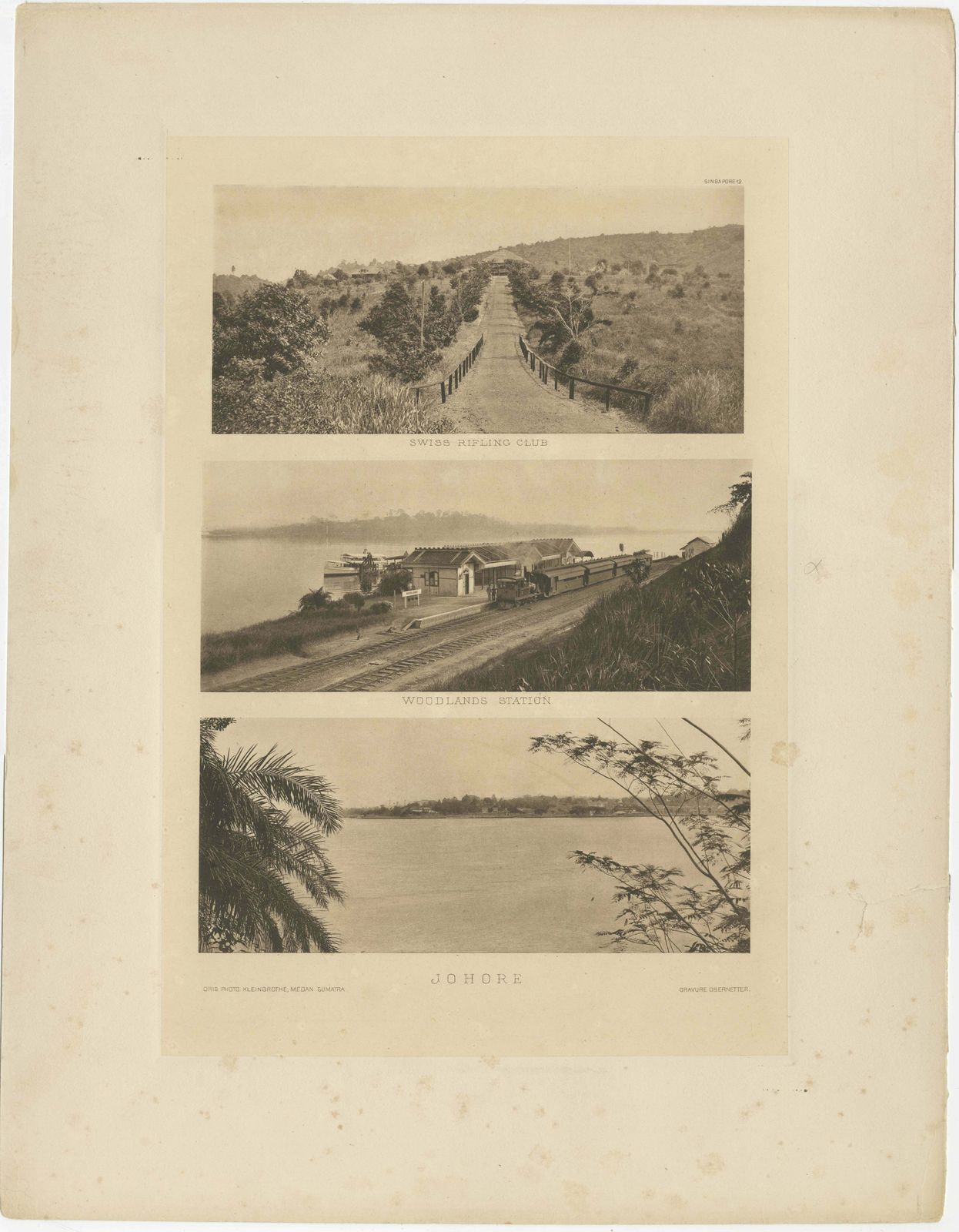 Rare Heliogravures Of Singapore And Johore, Published In 1907 photo furniture