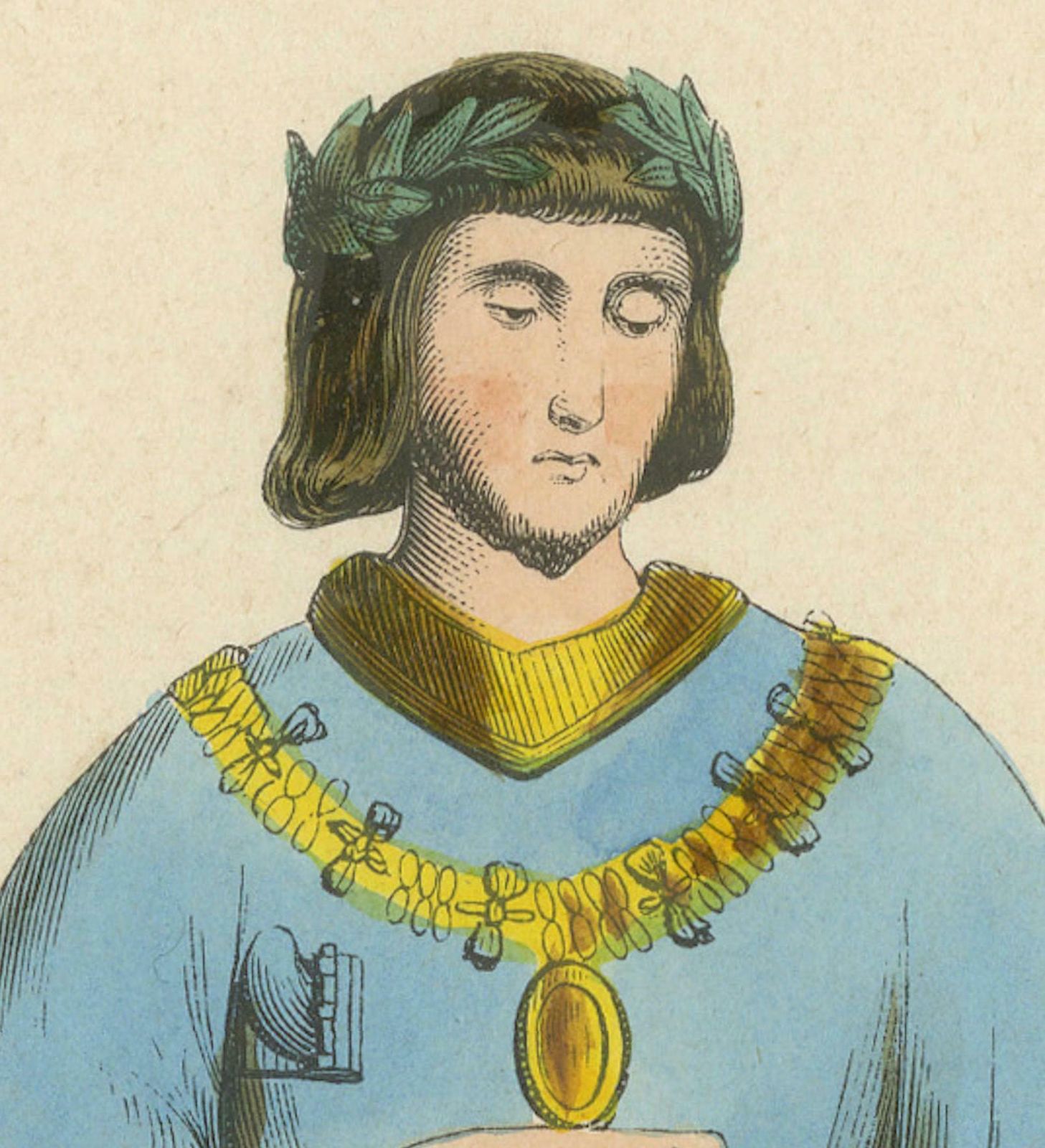 Noble Bearing: Gaston De Foix As Illustrated In 'Costume Du Moyen âge', 1847 photo Art